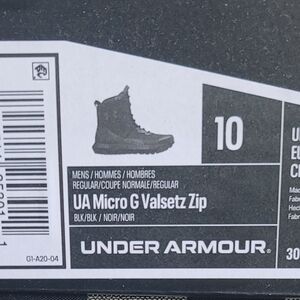 Mens Under armour size 10 combat boots black